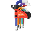 Short Hex Key Ball Set 1.5-10MM 9PCS