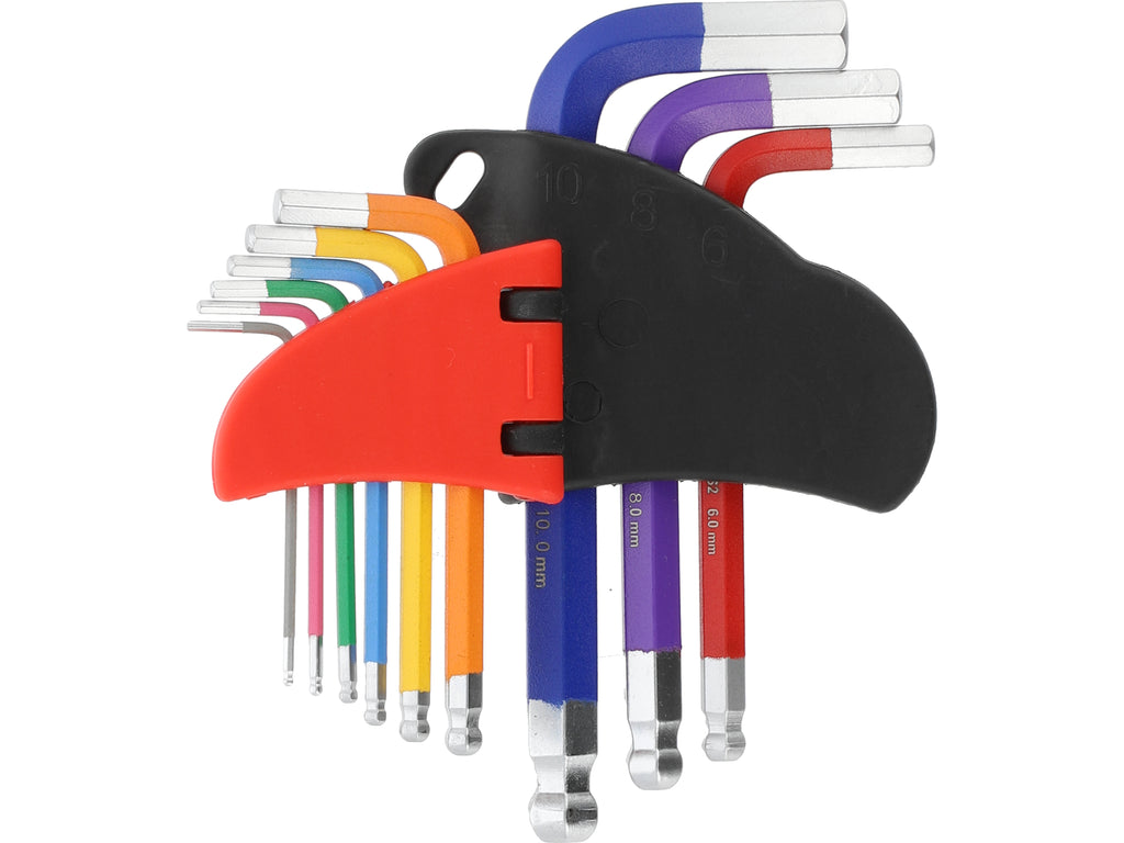 Short Hex Key Ball Set 1.5-10MM 9PCS