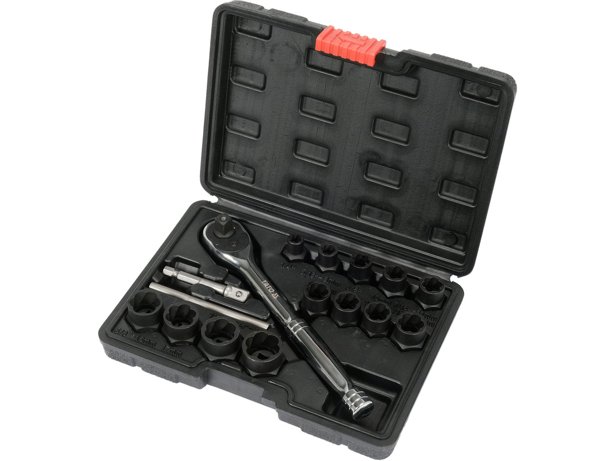 Schroefextractorset, 16 Stuks