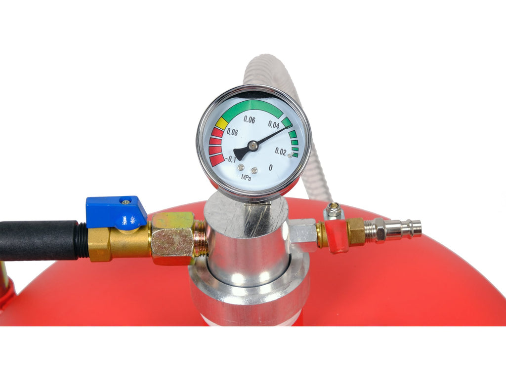 Pneumatische Dispenser 65 L Met Een Set Van 6 Zuigsondes.