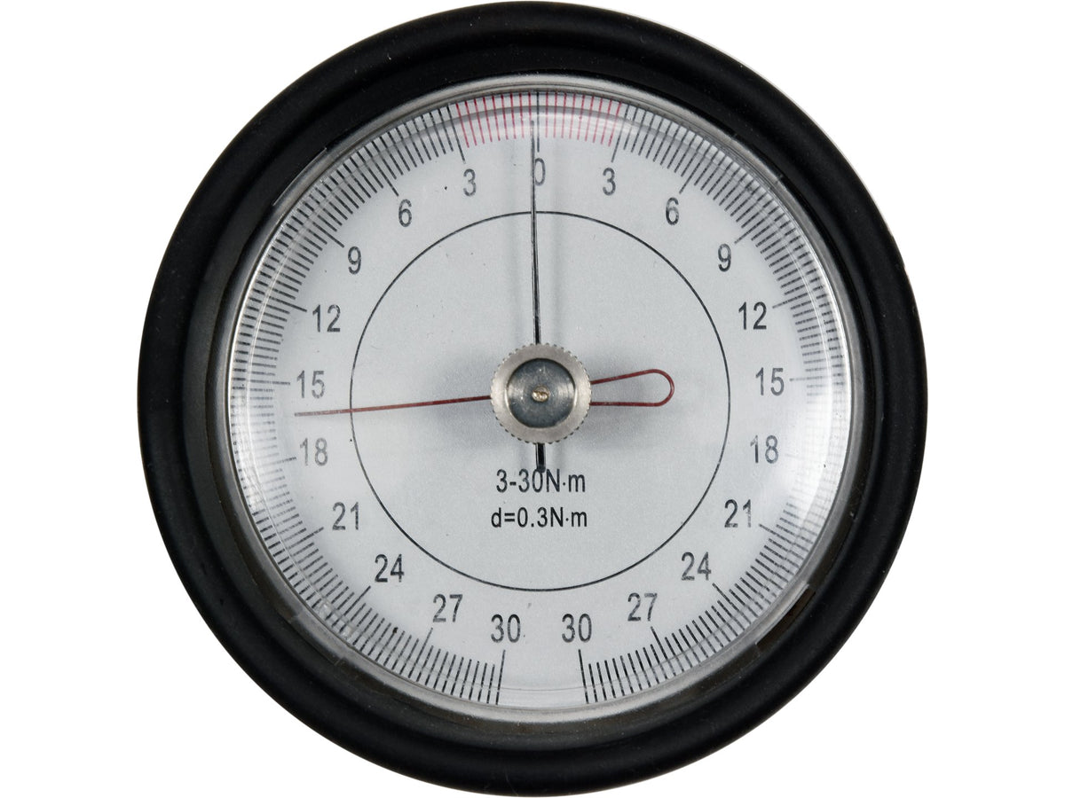 Momentsleutel 3/8'' 0-30NM Klok