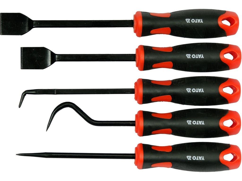 Set Haken En Schrapers Met Handvat, 5 Stuks