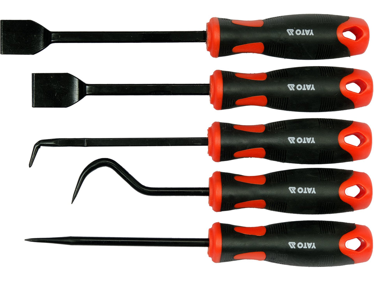 Set Haken En Schrapers Met Handvat, 5 Stuks