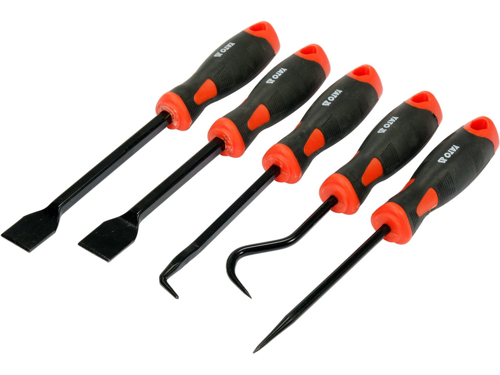 Set Haken En Schrapers Met Handvat, 5 Stuks