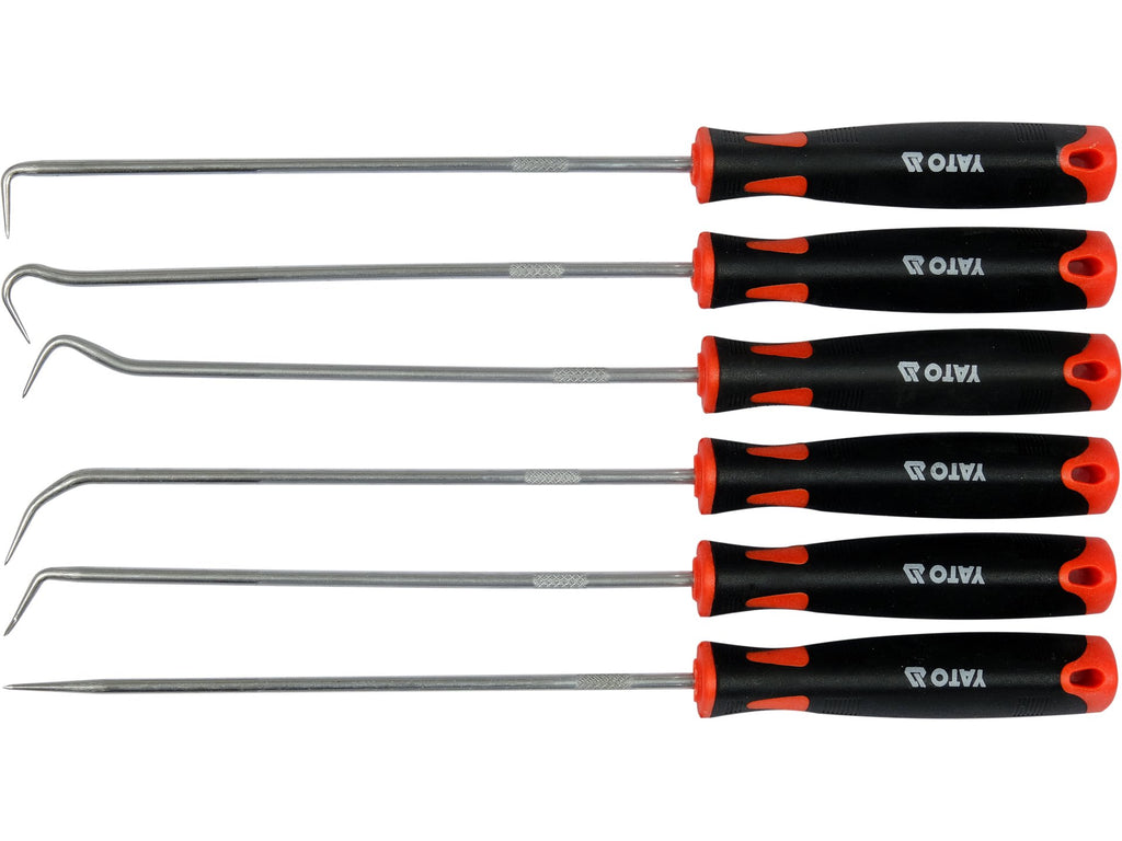 Set Lange Haken Met Handvat, 6 Stuks