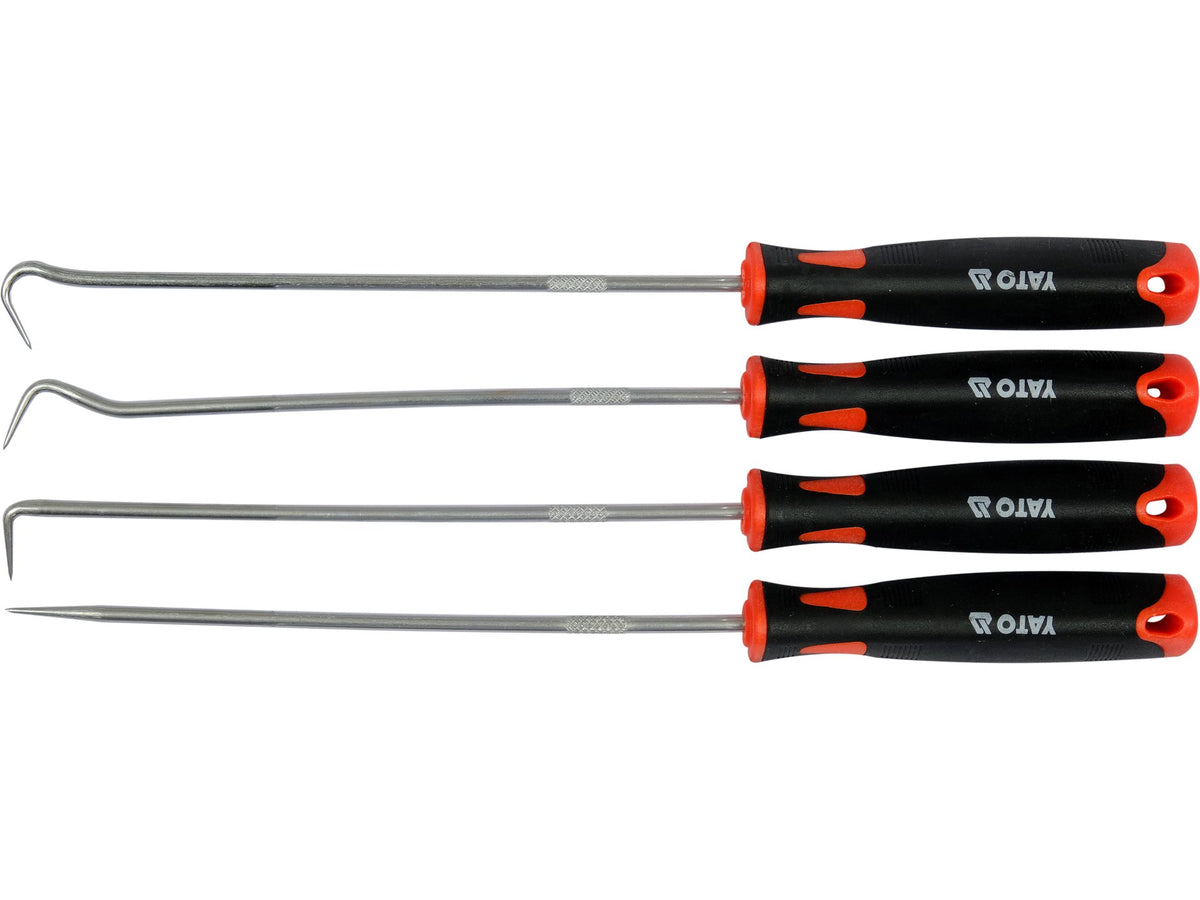 Set Lange Haken Met Handvat, 4 Stuks.
