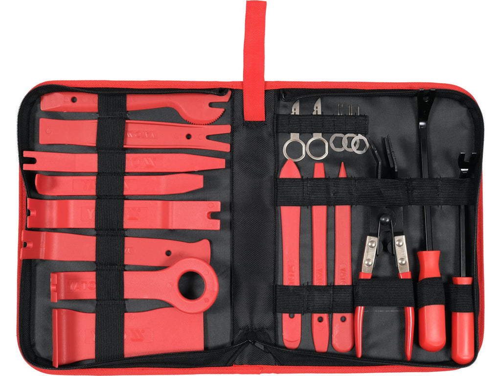 Set Trekers Voor Bekleding En Autoradio 19 Stuks.