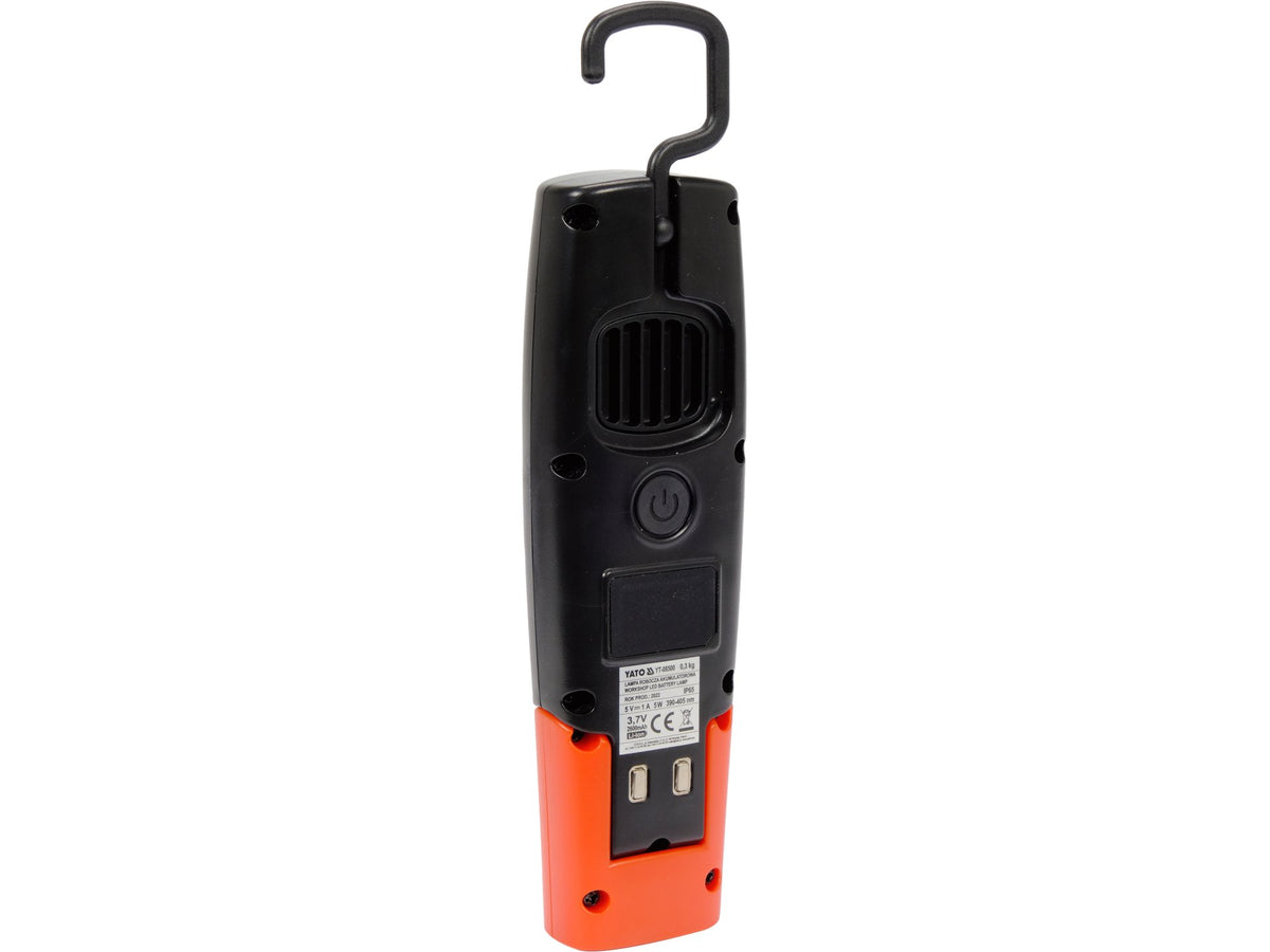 Werkplaatslamp Uv 5W, IP65, IK07, 3,7V 2600MAH LI-ION