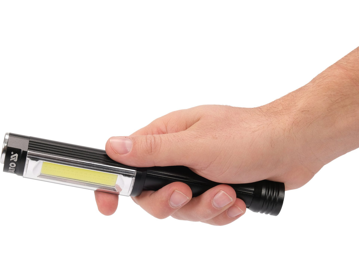Werkplaatsinspectielamp 400LM 3AA, IP44, Cob LED