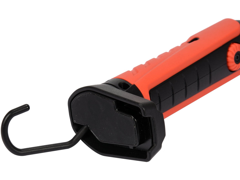 Cob Werkplaatslamp 500LM Flexibele Arm, Lichtverstelling, IP54, IK07, Pa6+Tpr