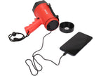 Pistool Zoeken 15W, 1200LM, IP68, Batterij, Bereik 250M, LI-ION 3.7V 4400MAH