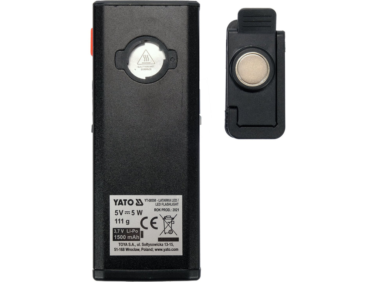 Werklamp 500LM, Li-Po 3,7V 1500MAH