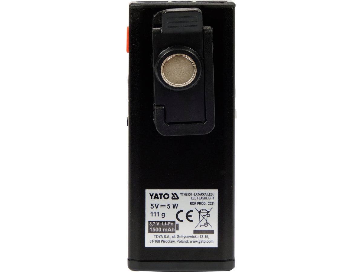Werklamp 500LM, Li-Po 3,7V 1500MAH