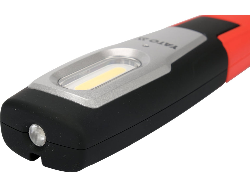 Werkplaatslamp 6W Cob, 600LM + 250LM, LI-ION 3,7V 2600MAH, IK07, IP54, CRI80