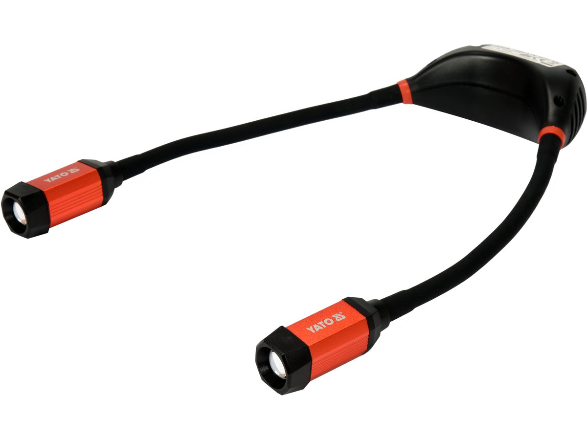 Halslamp 300LM, Continu Licht Aanpassen, LI-ION 3,7V 2000MAH, Flexibele Armen