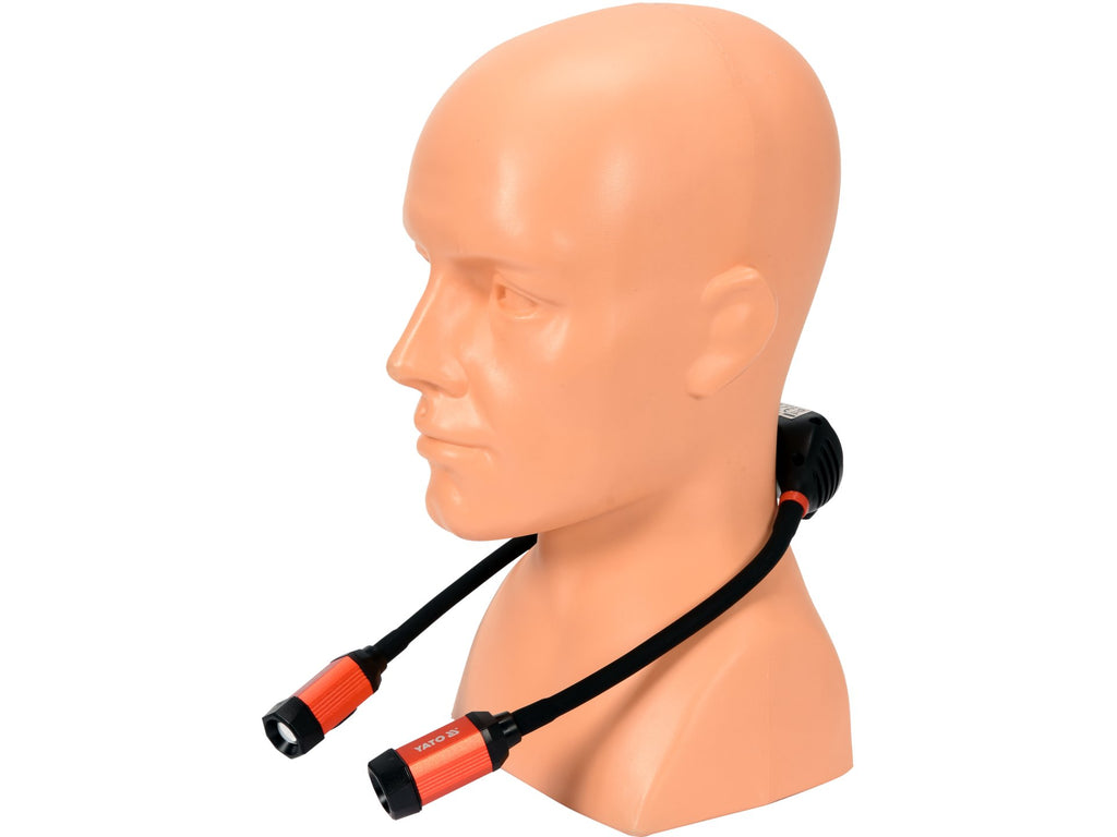 Halslamp 300LM, Continu Licht Aanpassen, LI-ION 3,7V 2000MAH, Flexibele Armen
