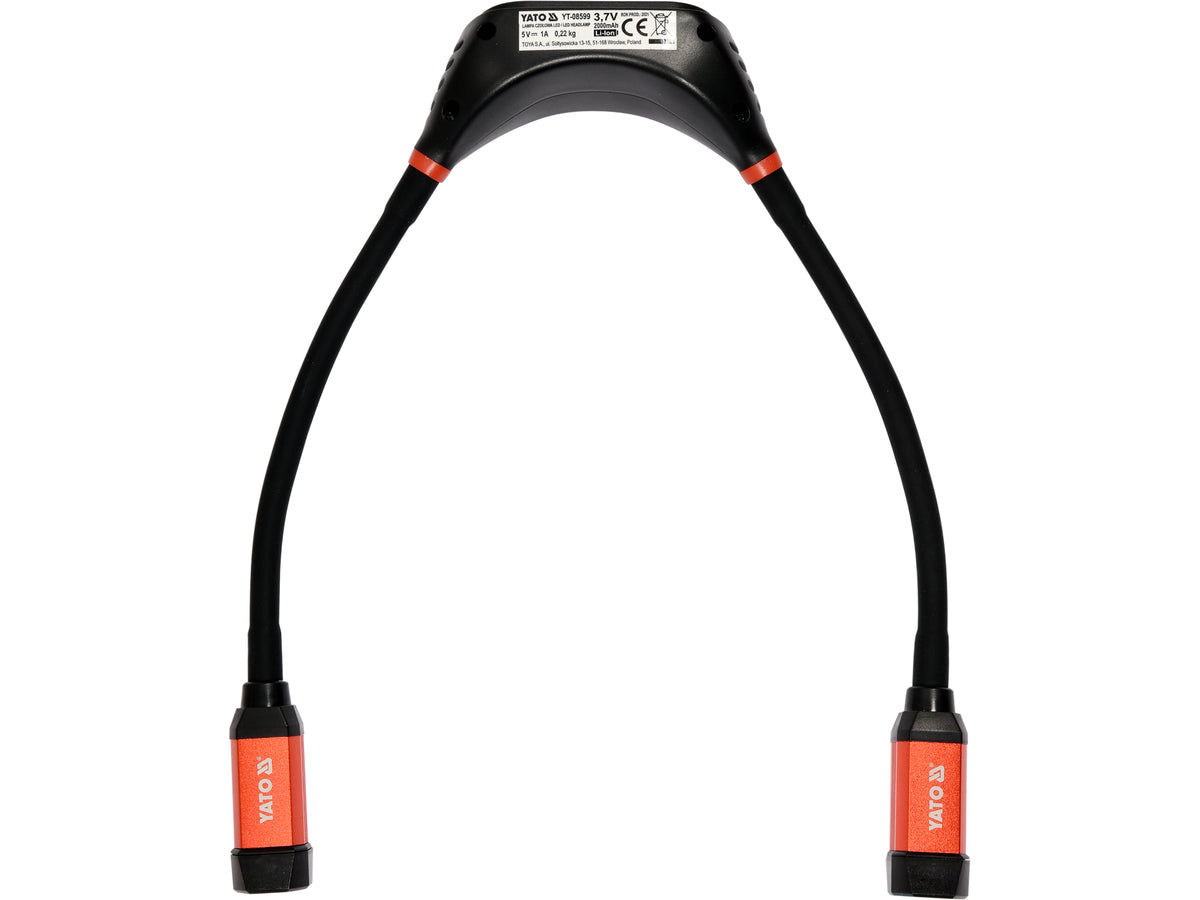 Halslamp 300LM, Continu Licht Aanpassen, LI-ION 3,7V 2000MAH, Flexibele Armen