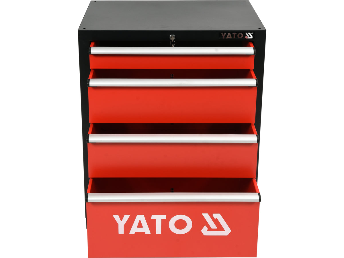 Onderservicekast Met 4 Lades. Afmetingen Kast: 660 X 457 X 863 Mm.