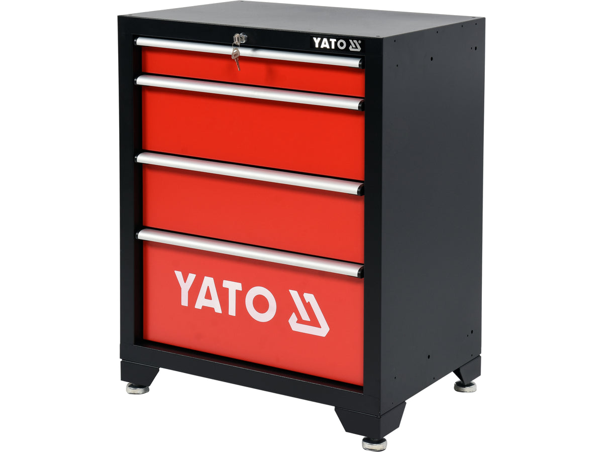 Onderservicekast Met 4 Lades. Afmetingen Kast: 660 X 457 X 863 Mm.