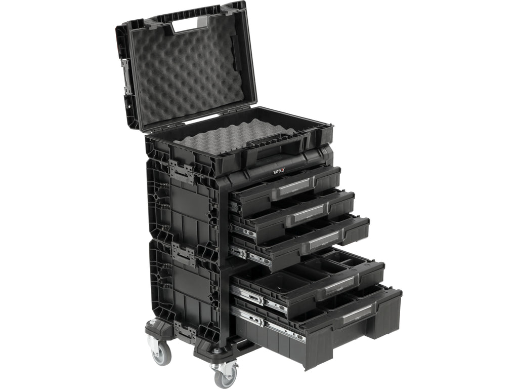 Set Op Het Platform Van 4 Stuks Gereedschapskisters, Systeem, Modulair P05t2t341g2 S12