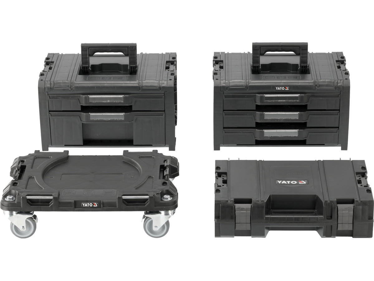 Set Op Het Platform Van 4 Stuks Gereedschapskisters, Systeem, Modulair P05t2t341g2 S12