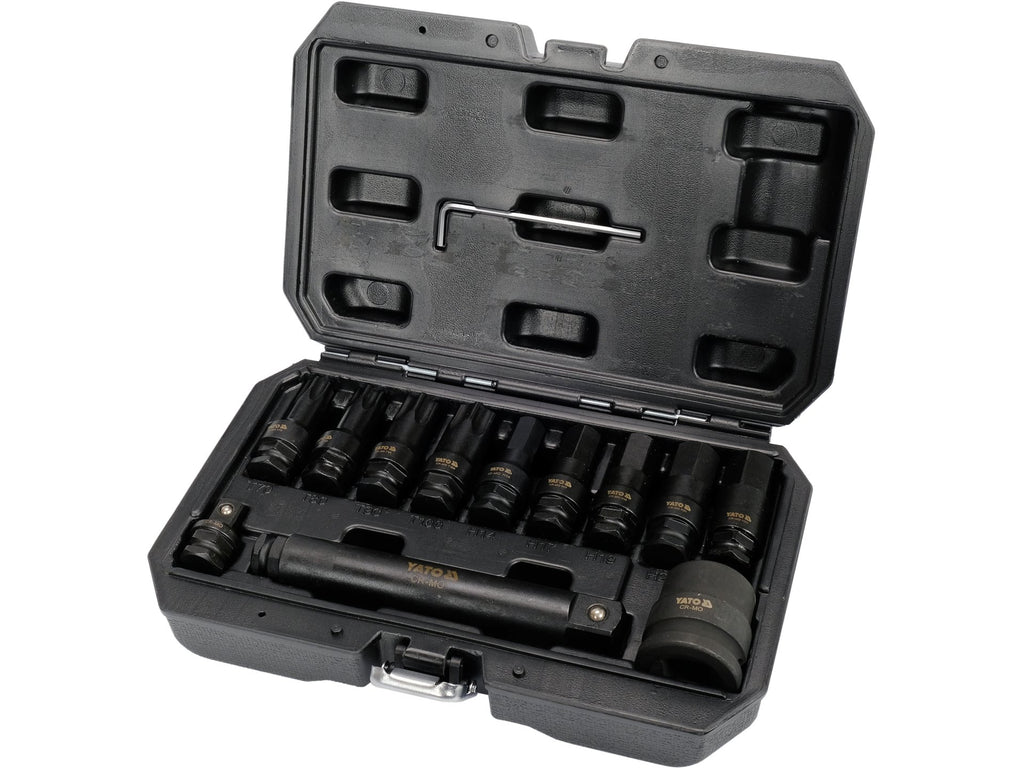 Hex/Torx 3/4'' Hex/Torx Slagmoersleutelset