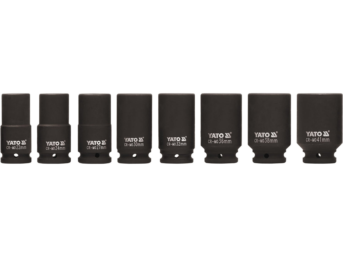 Lange Slagdoppen 3/4'', Set Van 8