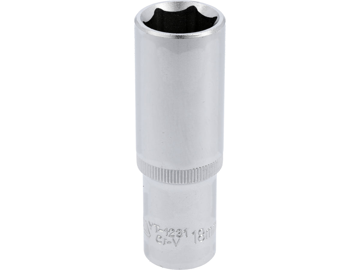 Zeskantige Dop, Lang 1/2'' 18 MM