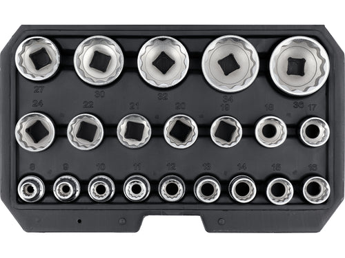 1/2" Dubbele-Punt Doppenset
