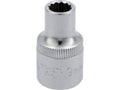 Twaalfzijdige Dop 1/2'' 9 MM