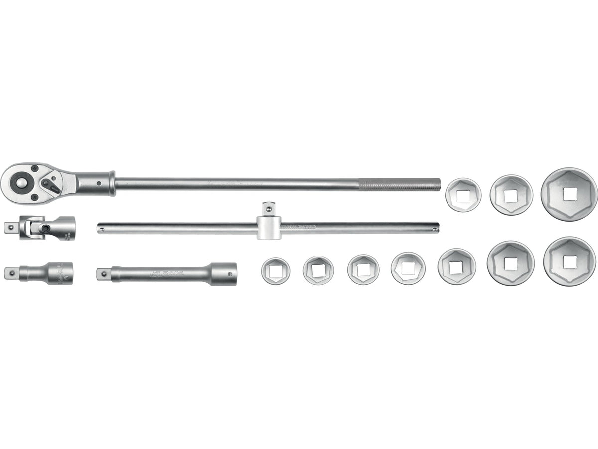 Gereedschapset 3/4'', 15 Delig
