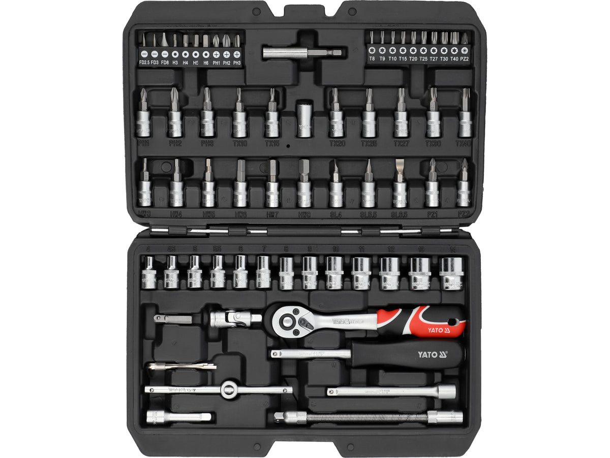 1/4" Gereedschapsset 68 Stuks