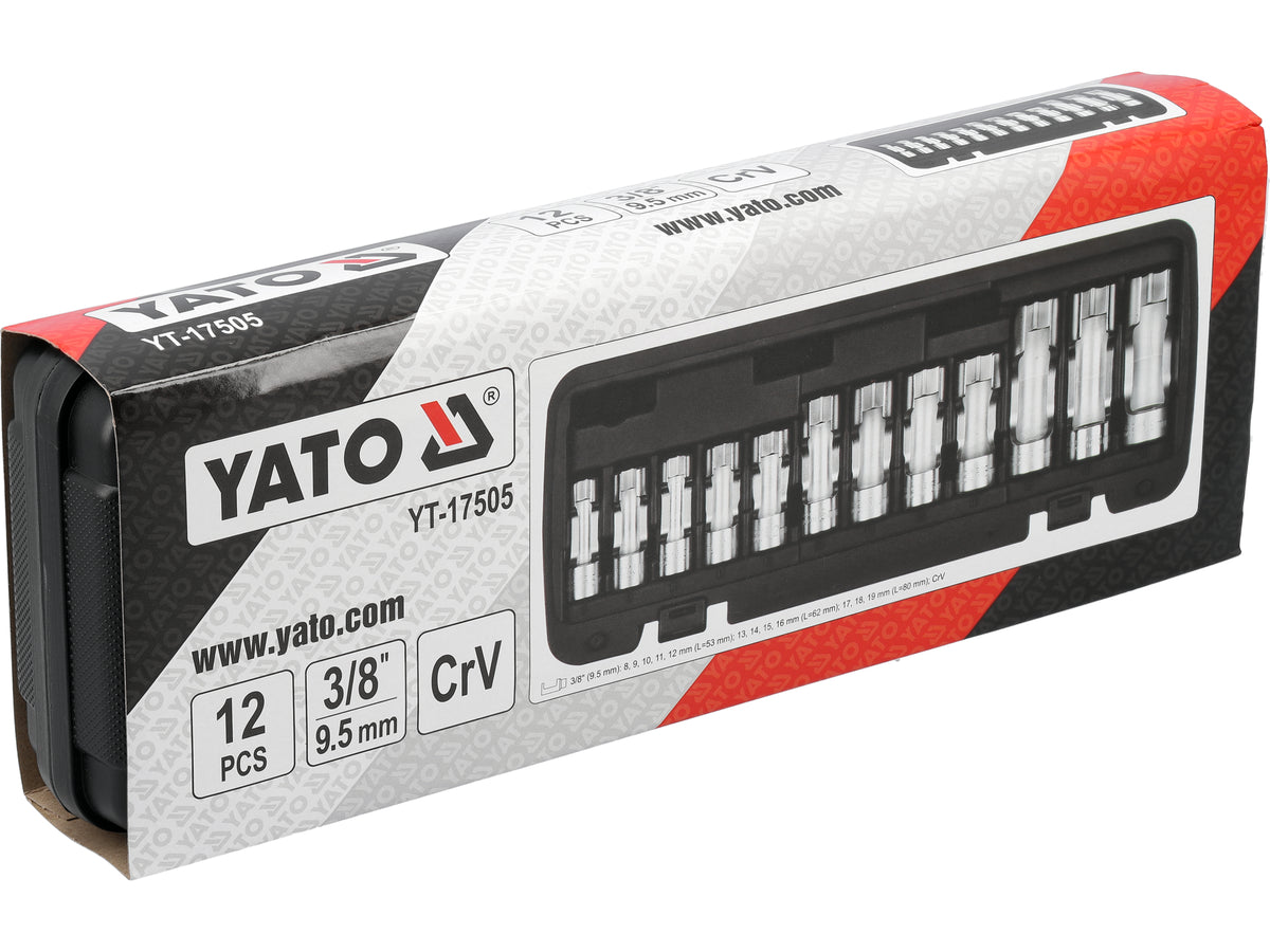 Special Slotted Socket Set 3/8" 12PCS