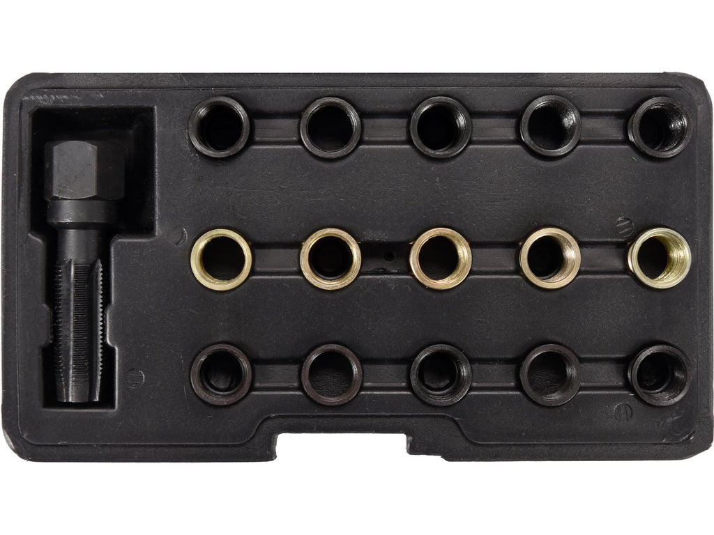 Reparatieset Voor Bougie. Bevat Een Speciale M16x1.25 Draad En 15 Speciale Reparatiesleeves