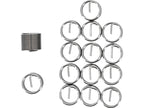Spiraalinserts Voor Schroefdraadreparatie M10x1.0; 15 Stuks