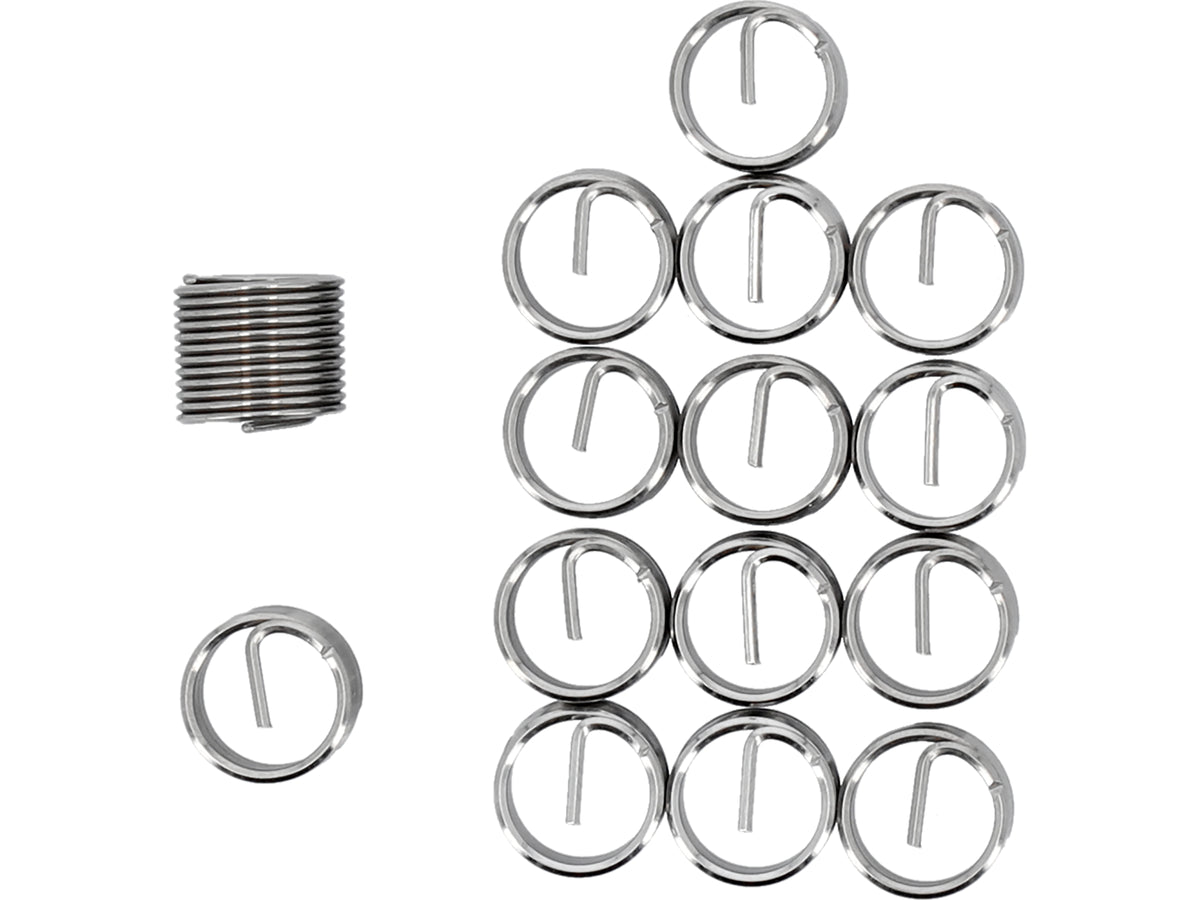 Spiraalinserts Voor Schroefdraadreparatie M10x1.0; 15 Stuks