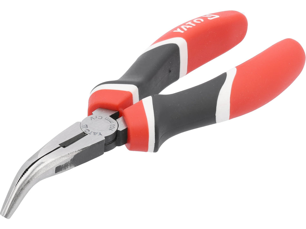 Verlengde Gebogen Tang, Crv, 160 Mm, Driekleurige Handgrepen