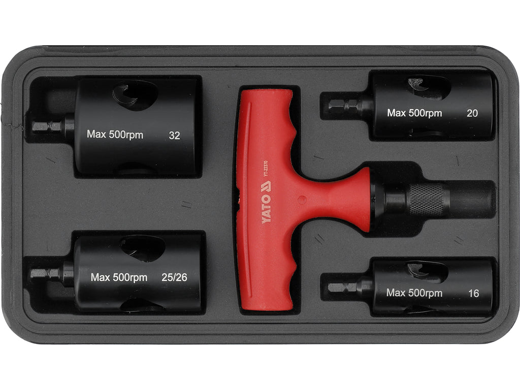 Kalibrator Met Ontbramer Set Voor Pex Buizen 16/20/26/32 MM