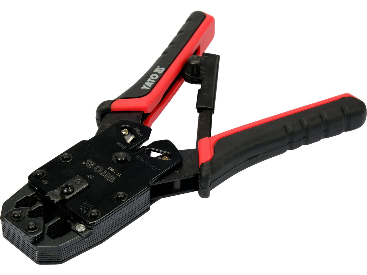 Krimptangen Voor Telefoon- En Netwerkstekker RJ45 RJ10 RJ11