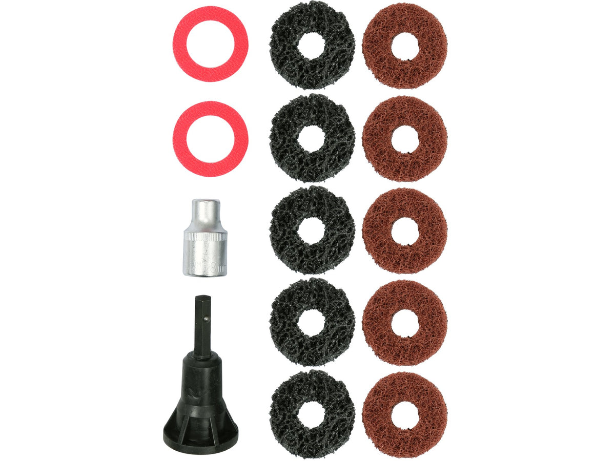 Naaf- En Pin-Reinigingsset 14 Onderdelen.