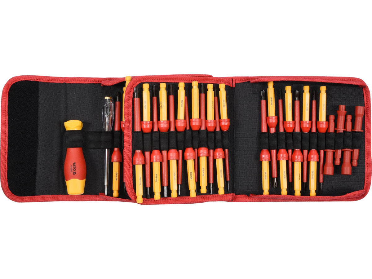 GEÏSOLEERDE SCHROEVENDRAAIER + TIPS SET 50 st. VDE