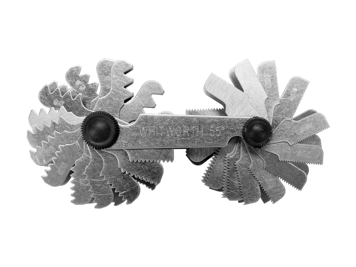 Kammeter Voor Metrische Schroefdraad 60°, 025 - 6,0 Mm. I Whitworth 55°, 4 - 62 Bsw, 52 Sjablonen