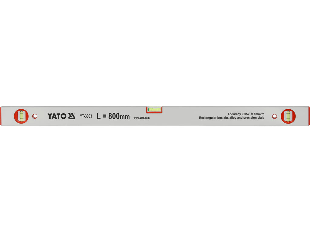 Aluminium Niveau, 3 Libs 800 MM