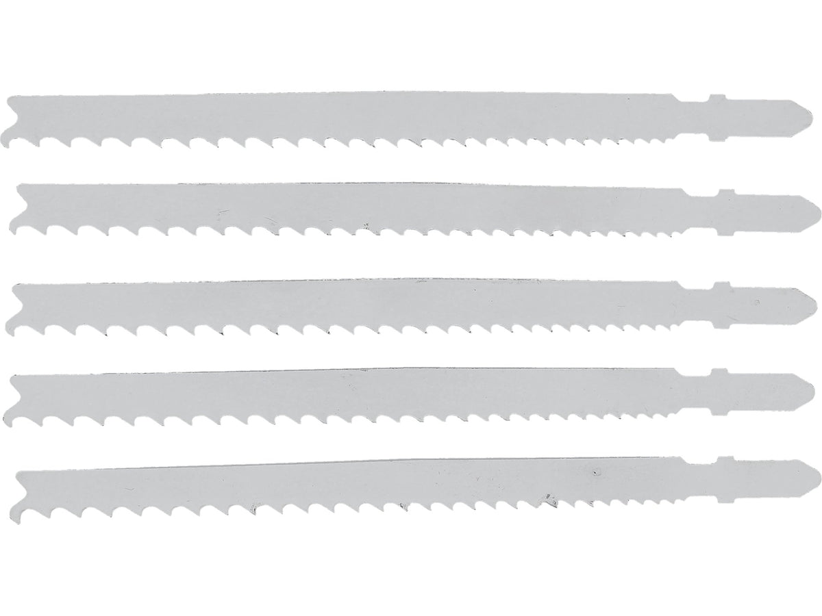 Bimetaal Decupeerzaagblad, Type T, 10-5 Tpi, Voor Hout En Metaal, 5 Stuks