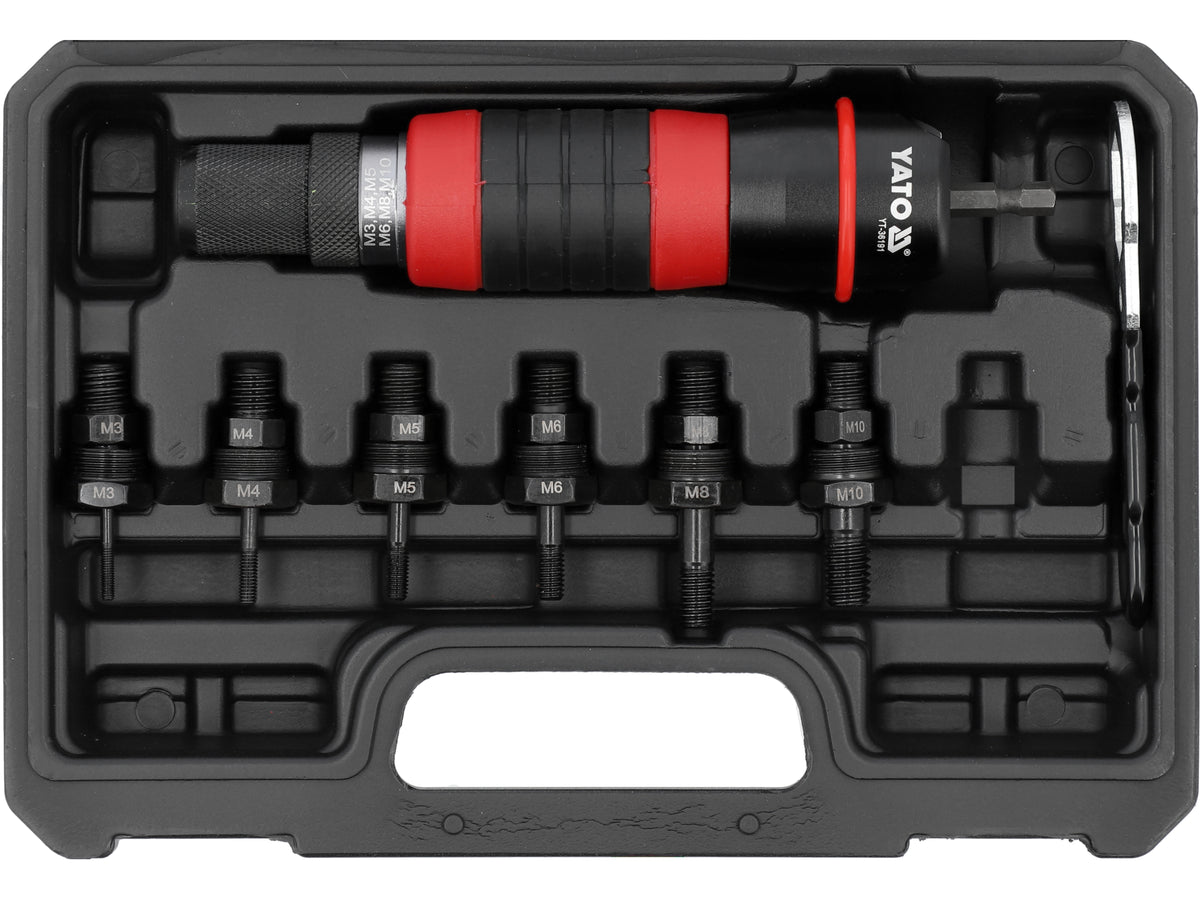 Klinknagelmoeren adapter