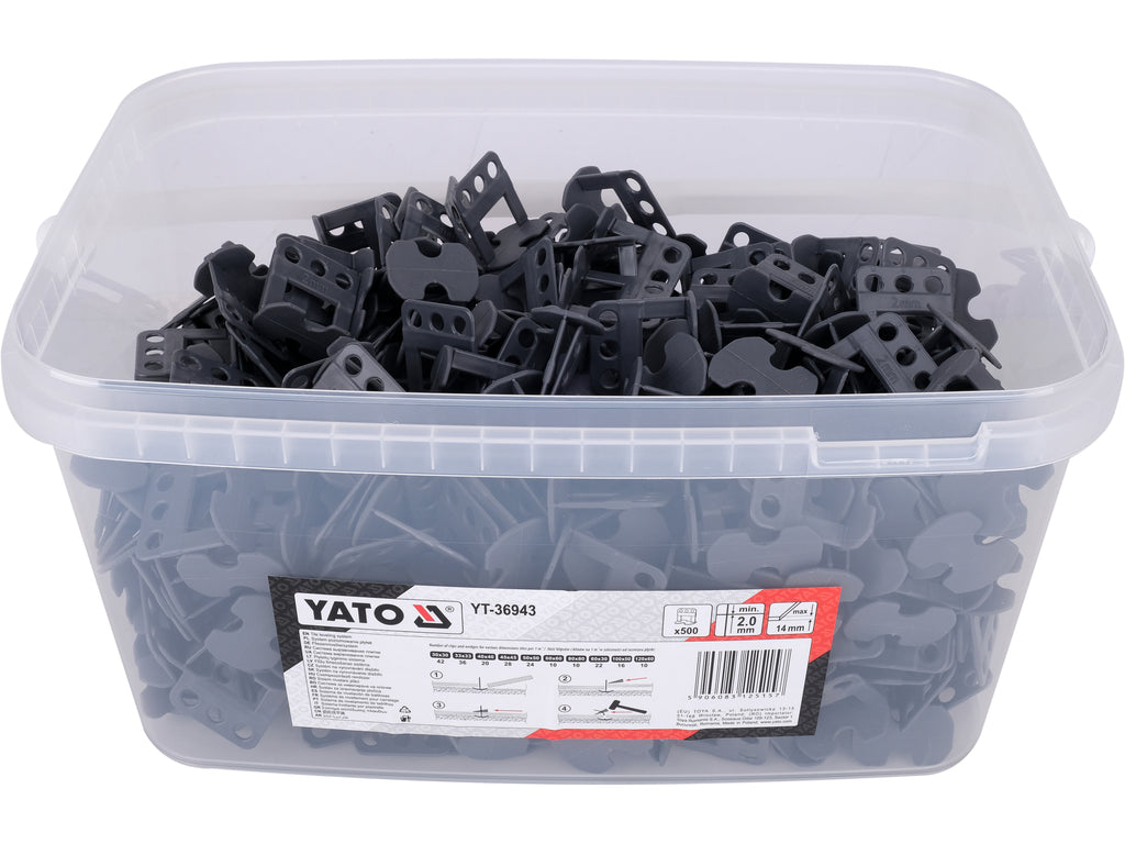 Y2MM Nivelleringsclips 500 Stuks