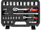 Gereedschapsset 1/4"; 1/2" 41 Stuks