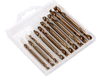 Set Dubbelzijdige Boorboren Voor Metaal 3,0-6,0MM 10ST.