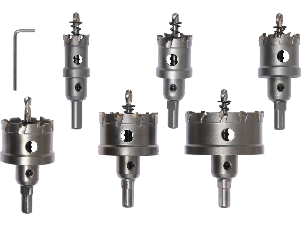 Tct Gatzagenset Voor Metaal, 6 Stuks.