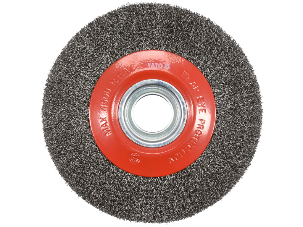 Schijfborstel 200MM ⌀32MM Inox Voor Tafelslijpmachine